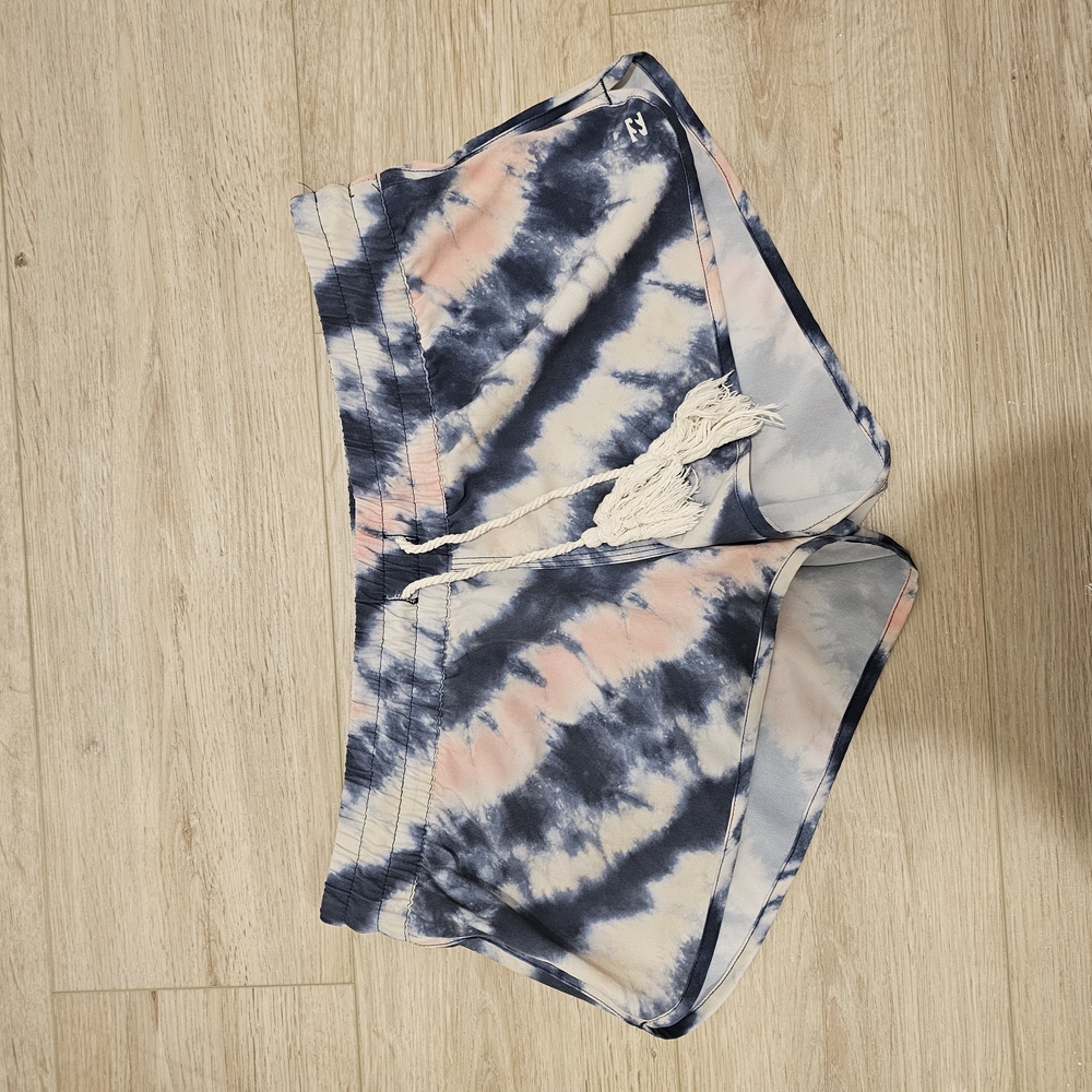 Billabong Tie-Dye Women's Shorts - Blue and Pink